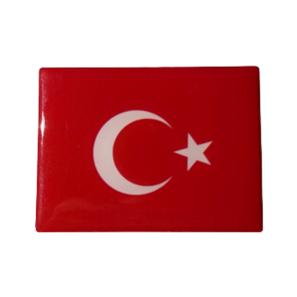 Badge Lumineux Drapeau Turquie – LED 3 Modes