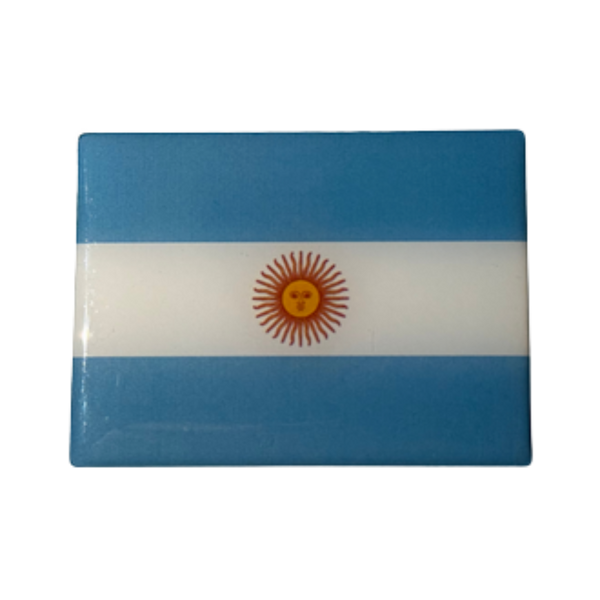Badge Lumineux Drapeau Argentine – LED 3 Modes