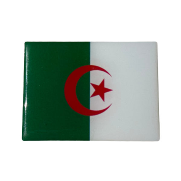 Badge Lumineux Drapeau Algérie – LED 3 Modes